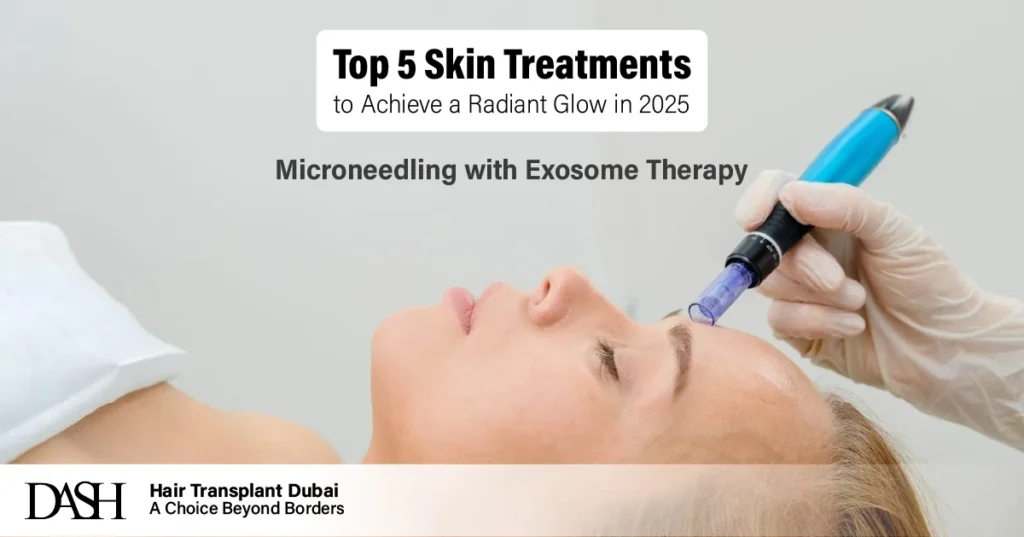 3. Microneedling with Exosome Therapy